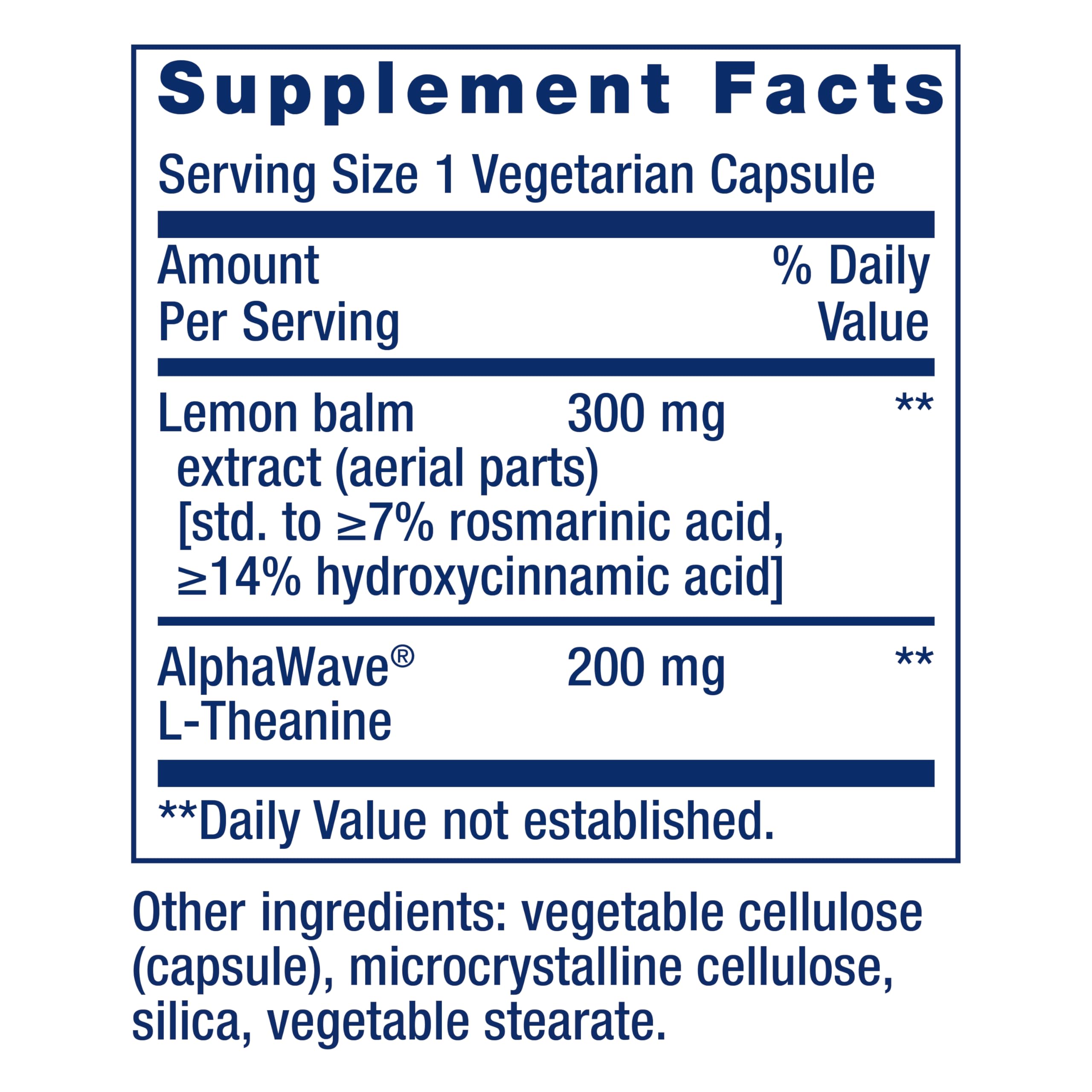 Life Extension Enhanced Stress Relief, Lemon Balm Extract, L-theanine, decompress with This Supplement for Stress, Gluten-Free,