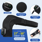 Heated Shoulder Brace for Women Men, Shoulder Massager Shoulder Heating Pad for Neck and Shoulder Deep Issue