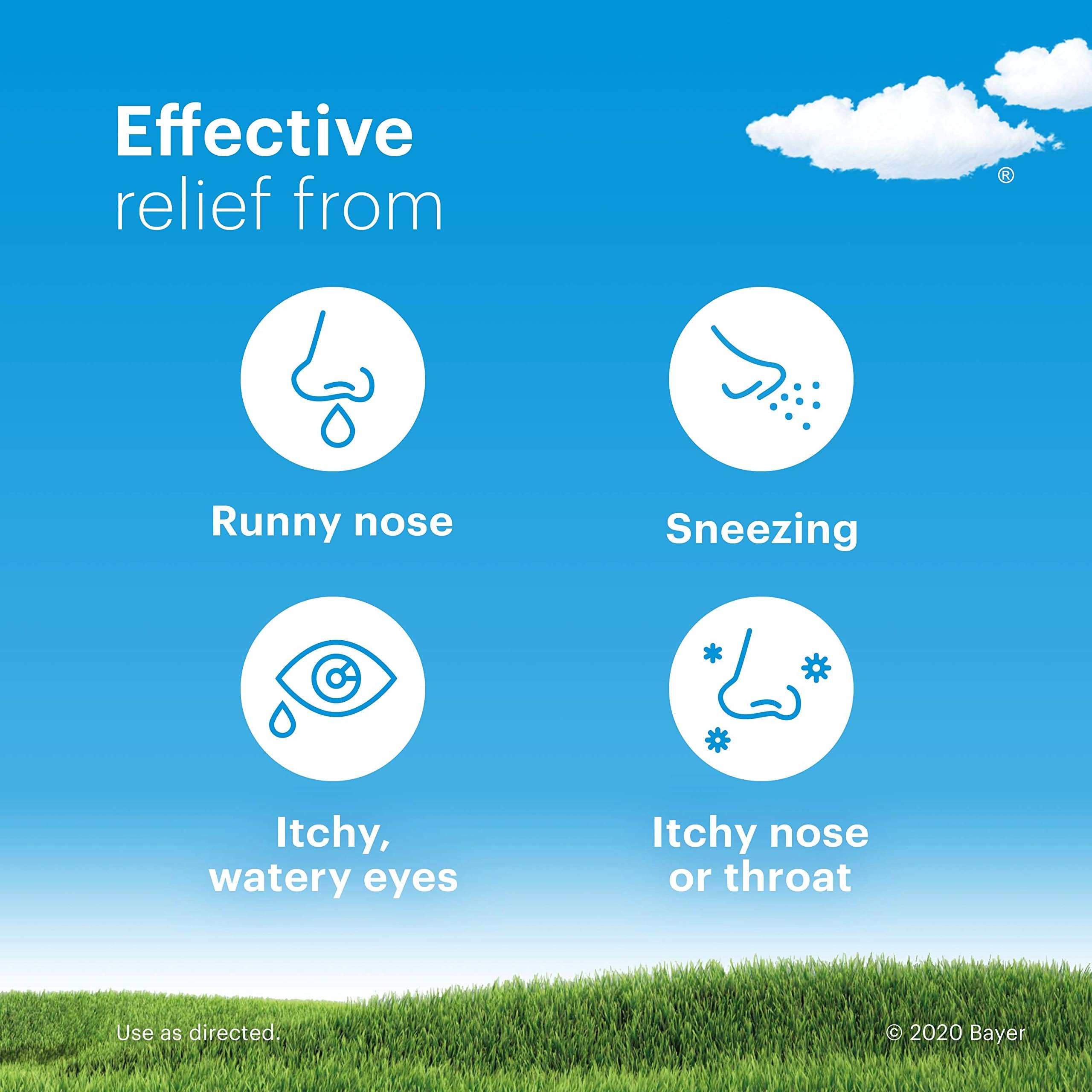 Claritin 24 Hour Allergy Medicine, Non-Drowsy Prescription Strength Allergy Relief, Loratadine Antihistamine Tablets, 45 Count