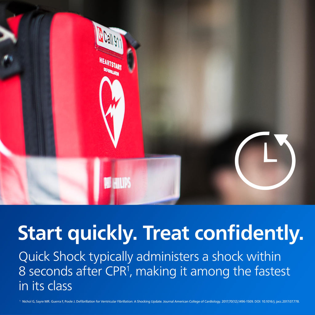 Philips HeartStart Home AED Defibrillator with Training Pads Cartridge, M5068A-C02