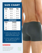 REELINDRY Mens Incontinence Underwear Washable, 2.3 oz Leak Proof Absorbent Odor Neutralization Briefs for Bladder Leak 2 Pack(D