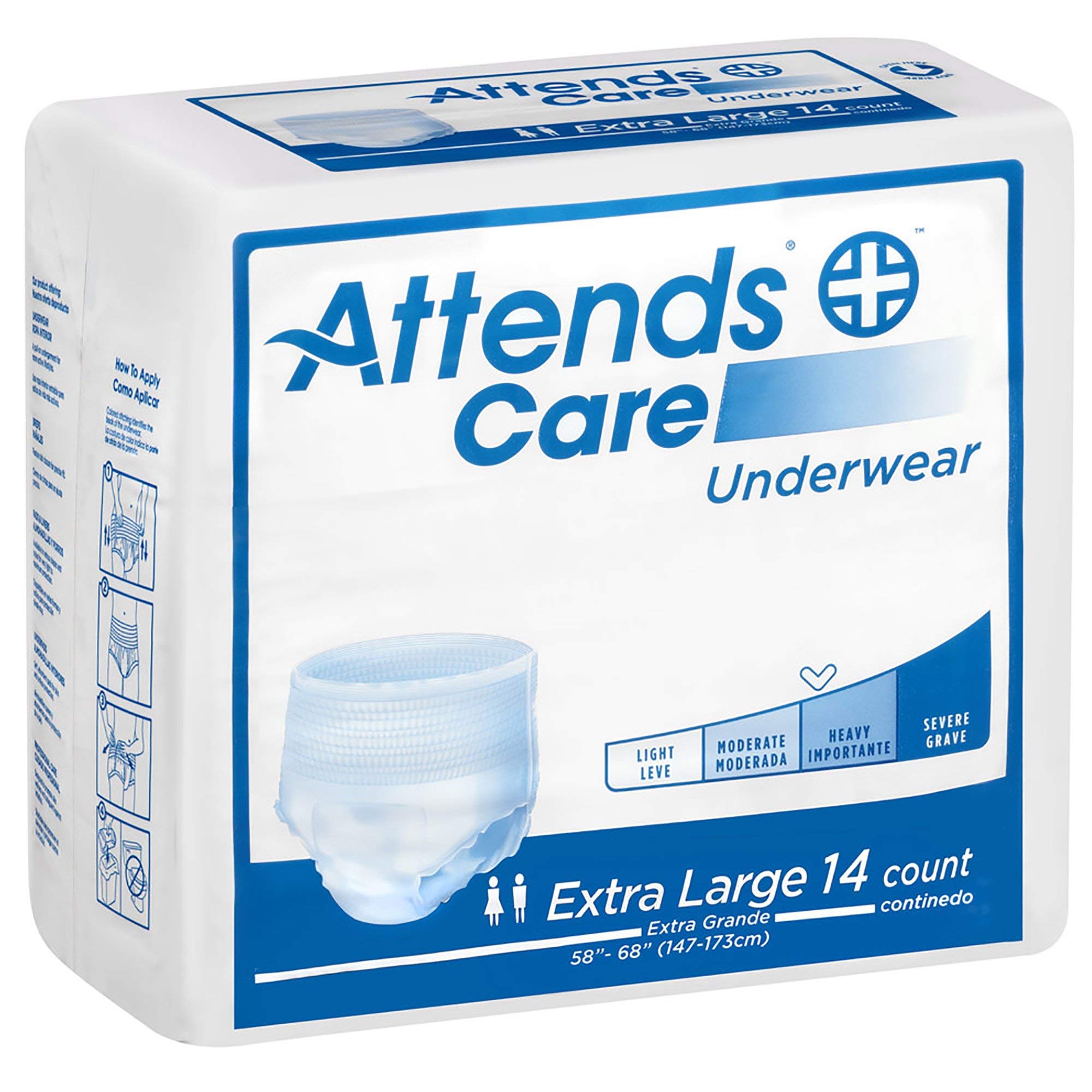 Attends Underwear Regular - X-Large 56/cs
