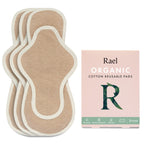 Rael Reusable Pads Menstrual, Organic Cotton Cover Pads - Postpartum Essential, Heavy Absorbency, Thin Cloth Pads, Leak Free, Wa