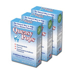 Three Lollies Queasy Pops - Lollipop Sticks for Nausea Relief, Motion Sickness & Dry Mouth - Natural Ingredients - 7 ct (3-Pack)