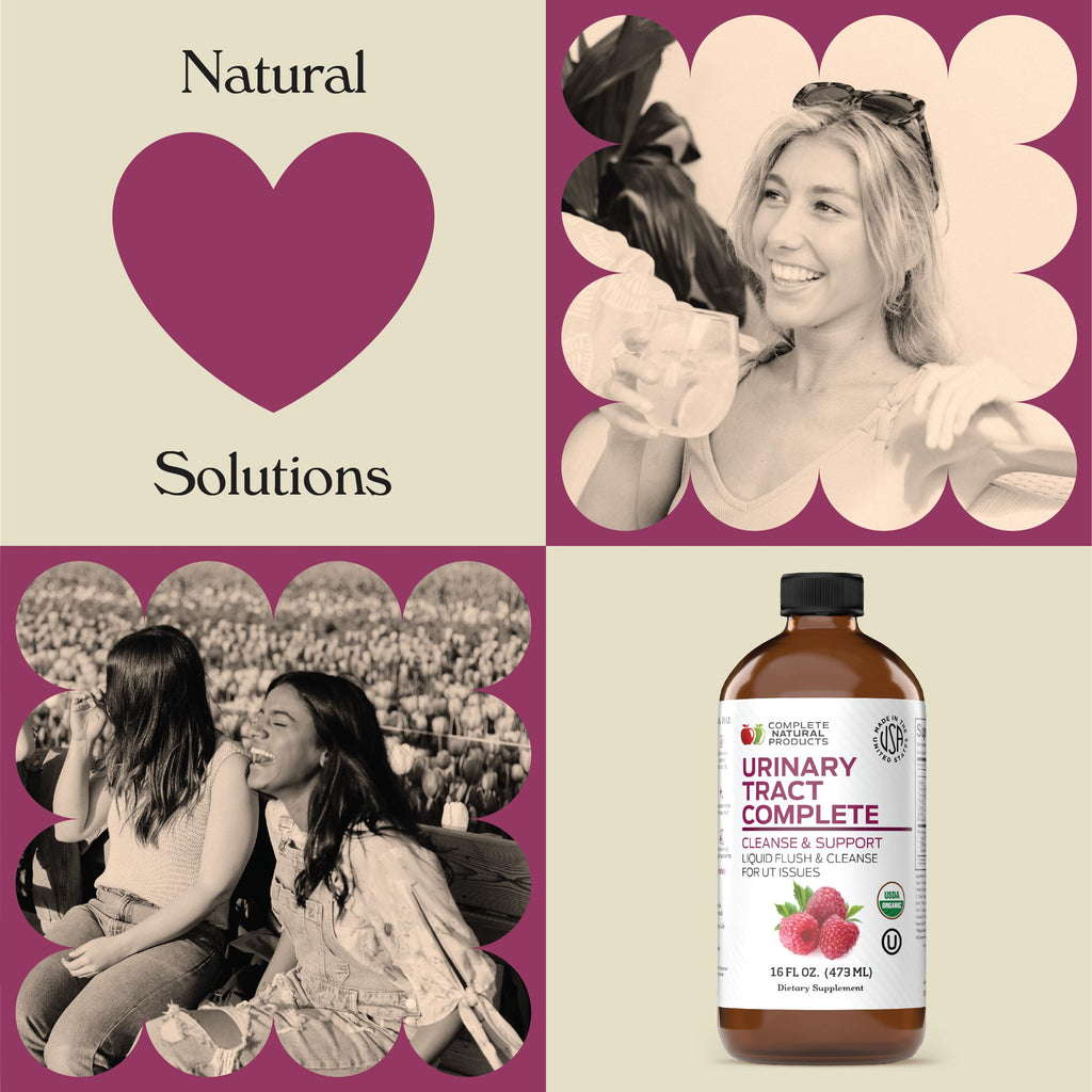 Complete Natural Urinary Tract Complete 8oz - Liquid Supplement for Urinary Tract Health with Organic Cranberry, D-Mannose, Beet