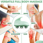 COZLOW Lymphatic Massager - Handheld Drainage Roller Massage Tool to Help Support Lymph System Care by Promoting Circulation, wh