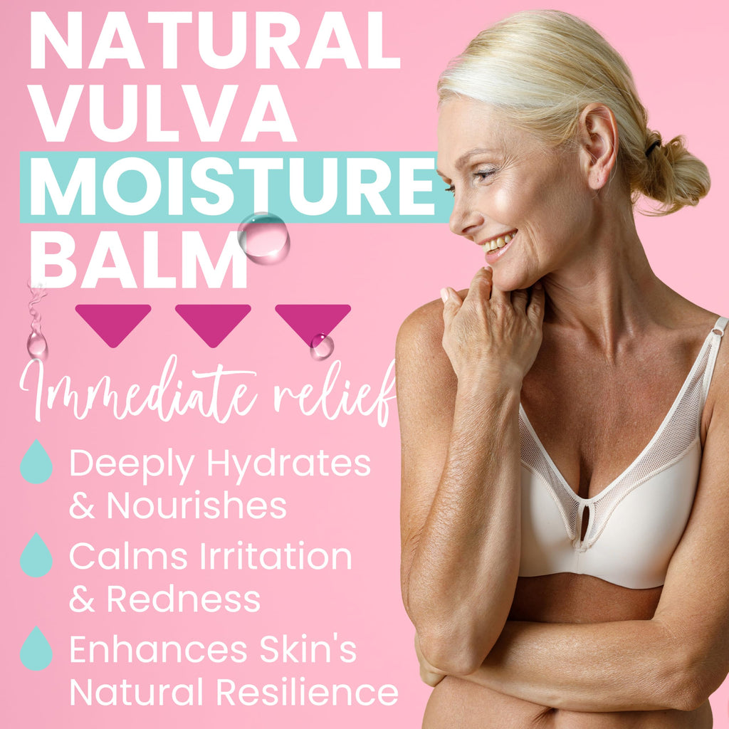 HydroGyn Vulva Balm | Vaginal Moisturizer & Menopause Support | Relieves Feminine Dryness, Itching & Irritation | Hormone-Free V
