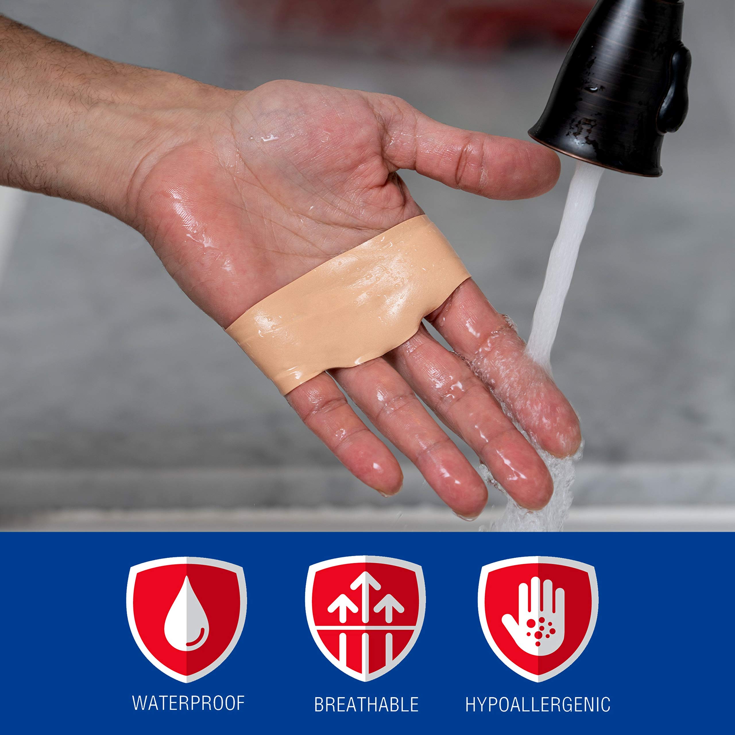 Nexcare Blister Prevention Tape, Waterproof Foam Medical Tape, Sticks Firmly to Skin to Help Prevent Blisters - 1 In x 5 Yds, 1