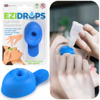 EziDrops Eye Drop Dispenser - Suitable for Nozzle Head Bottles Only - no More Involuntary Blinking and Fluids Wastage - Reusable
