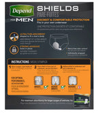 DependsMen Incontinence Shields/Pads Light Absorbency - 1 Box