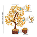 PYOR Aventurine Yellow, Feng Shui Crystals and Stones, Real Gem Tree Energy, Good Luck Money Crystals, Spiritual and Living Room