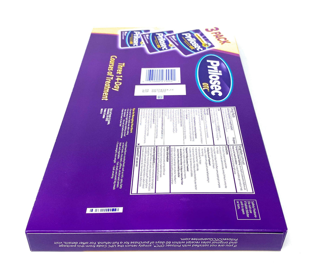 Prilosec OTC Acid Reducer, Delayed-Release Tablets, 2 Pack-84 Count