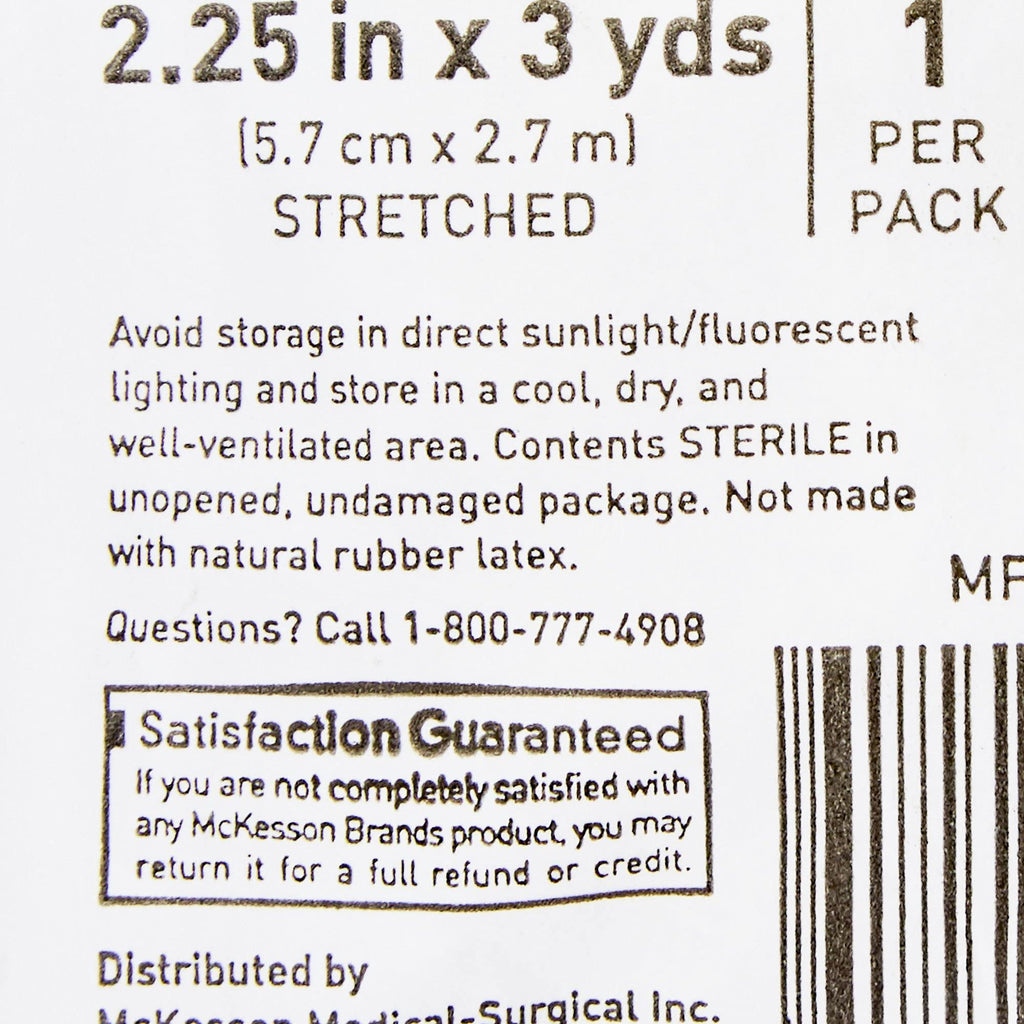 McKesson Gauze Bandage Rolls, Sterile, 6-Ply, 2 1/4 in x 3 yds, 96 Count