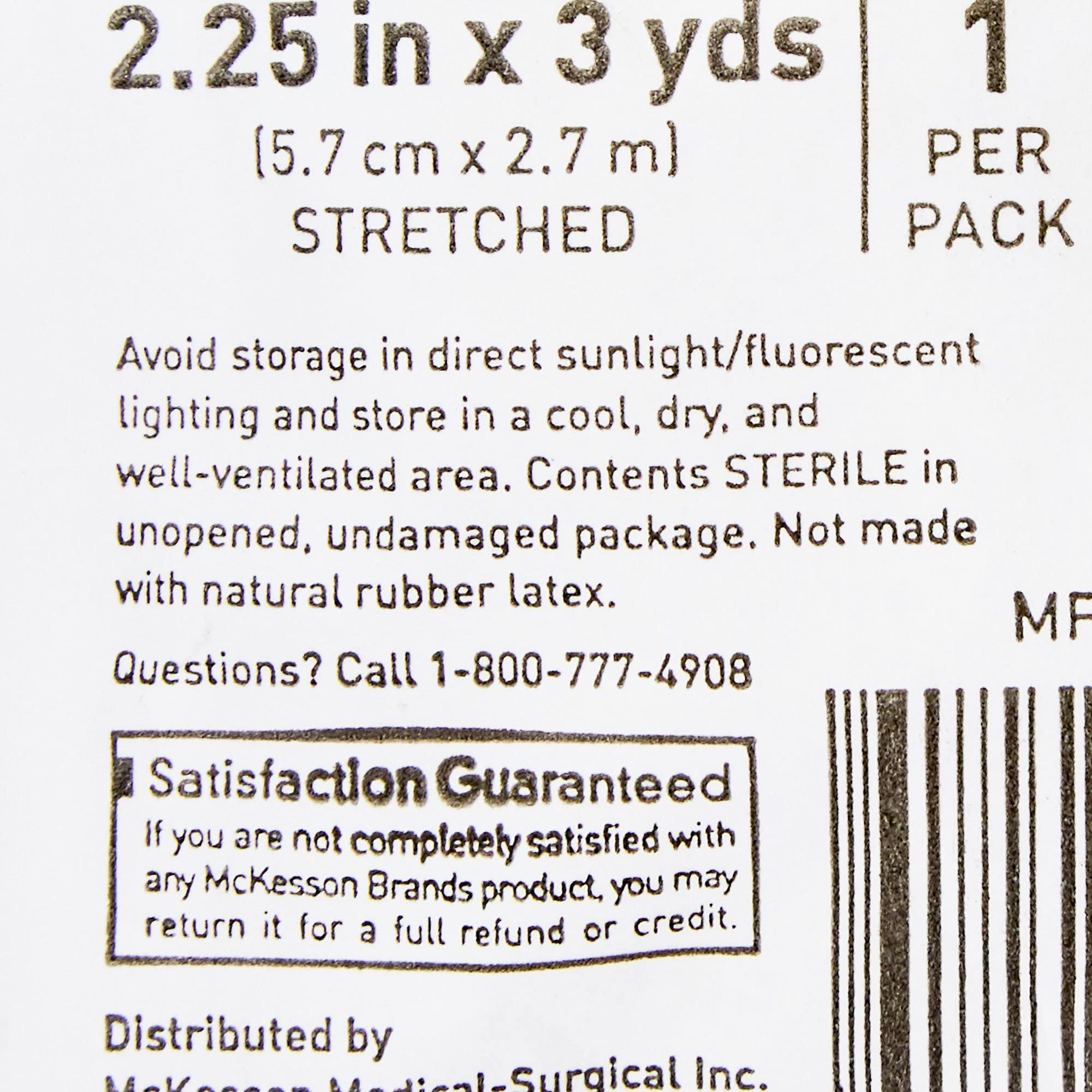 McKesson Gauze Bandage Rolls, Sterile, 6-Ply, 2 1/4 in x 3 yds, 96 Count