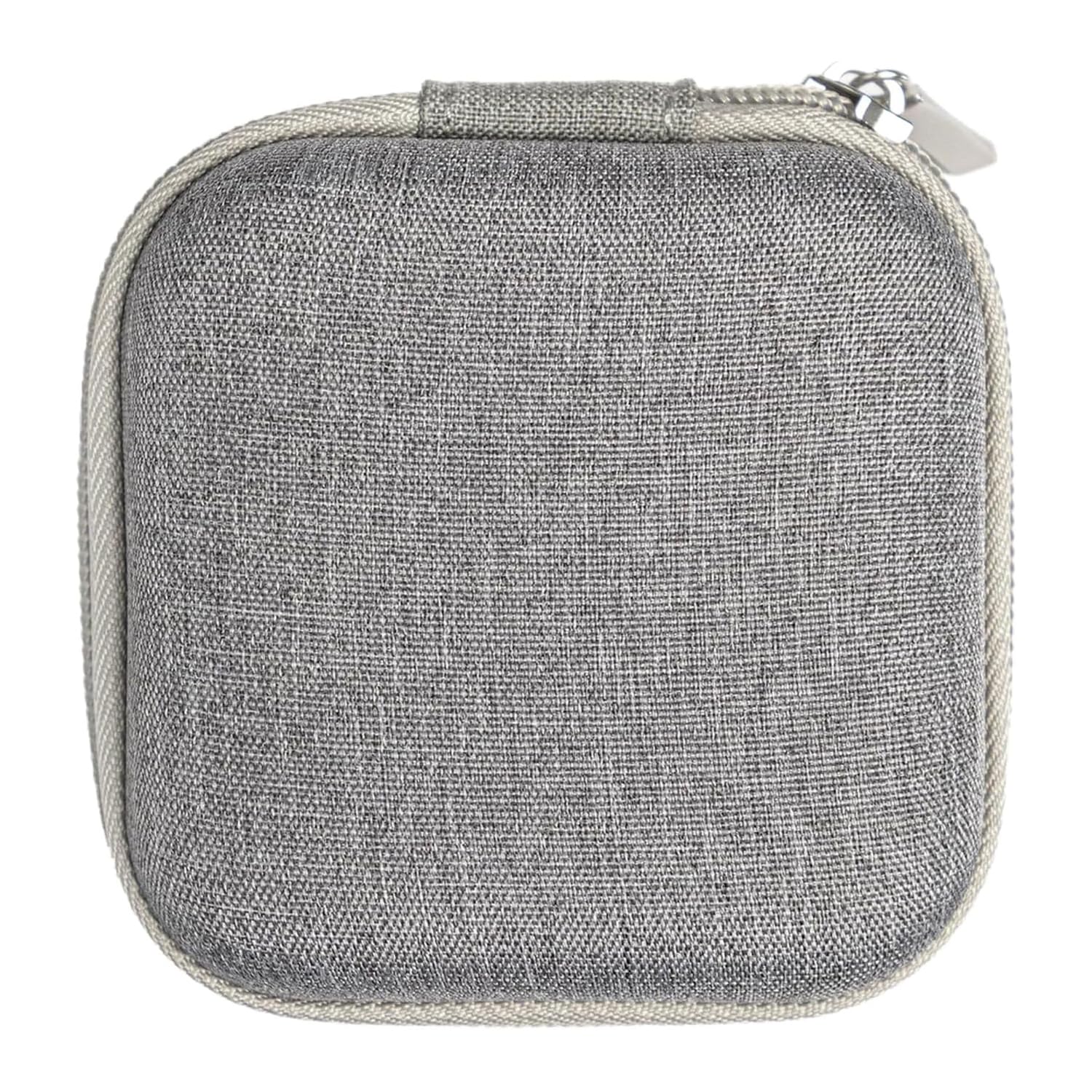 Multi-Functional Eye Drops, Medicine & Travel Accessories Organizer - Hardshell EVA Compact Carry Case - Loops & Mesh Pocket for