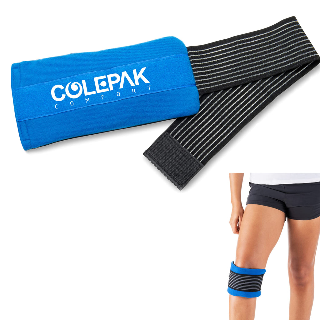 ColePak Comfort Ice Pack Wrap - Reusable - Ideal for Cold Therapy - Cover with Wide Elastic Strap (Gel Pack Not Included)