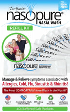 Nasopure Refill Kit - 40 buffered salt packets