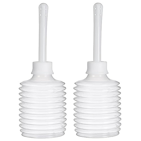 CLOUD 9 FRESH + PORTABLE ANAL ENEMA DOUCHE 3.3 OZ EZ SQUEEZE BULB 2 PACK