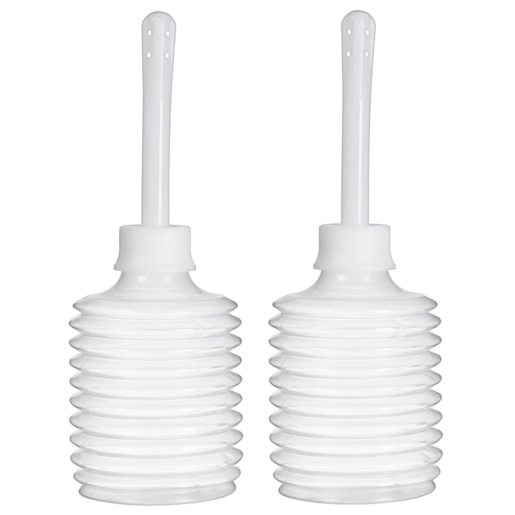 CLOUD 9 FRESH + PORTABLE ANAL ENEMA DOUCHE 3.3 OZ EZ SQUEEZE BULB 2 PACK