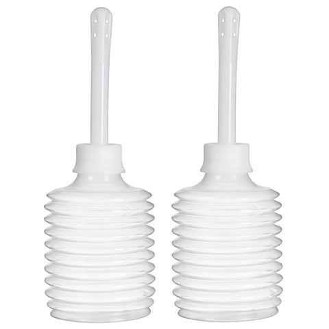 CLOUD 9 FRESH + PORTABLE ANAL ENEMA DOUCHE 3.3 OZ EZ SQUEEZE BULB 2 PACK