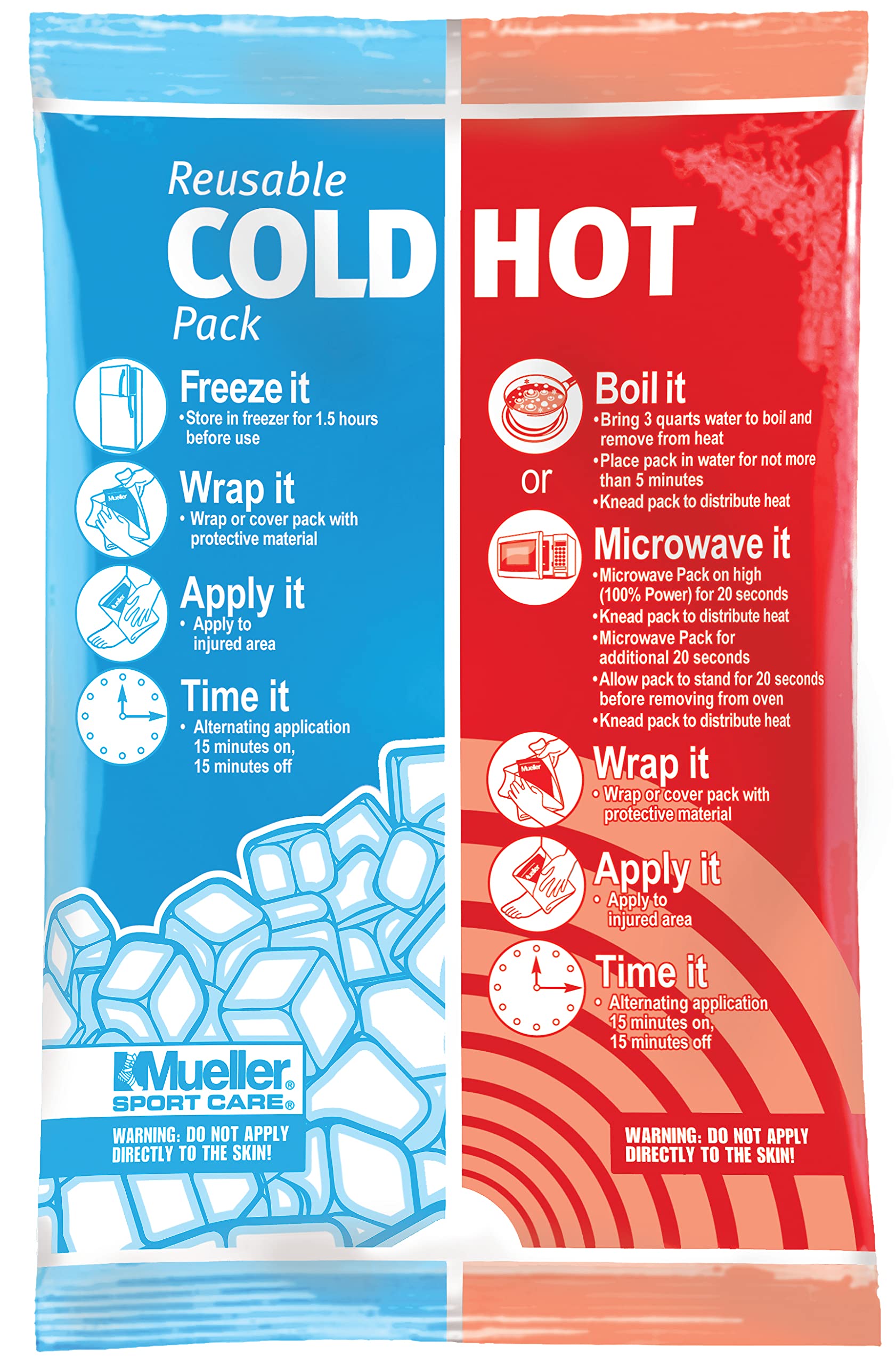 Mueller Cold/Hot Reusable 6 x 9 Pack of 12
