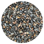 GAF TREASURES 2 oz Lot Natural Blue Tiger Eye Semi Tumbled Gemstone Chips, Crushed Mini Crystals, Undrilled Crystal Chips (Blue 