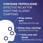 Flonase Nighttime Allergy Relief Tablets, Up to 6 Hours of Allergy Medicine - 36 Coated Tablets