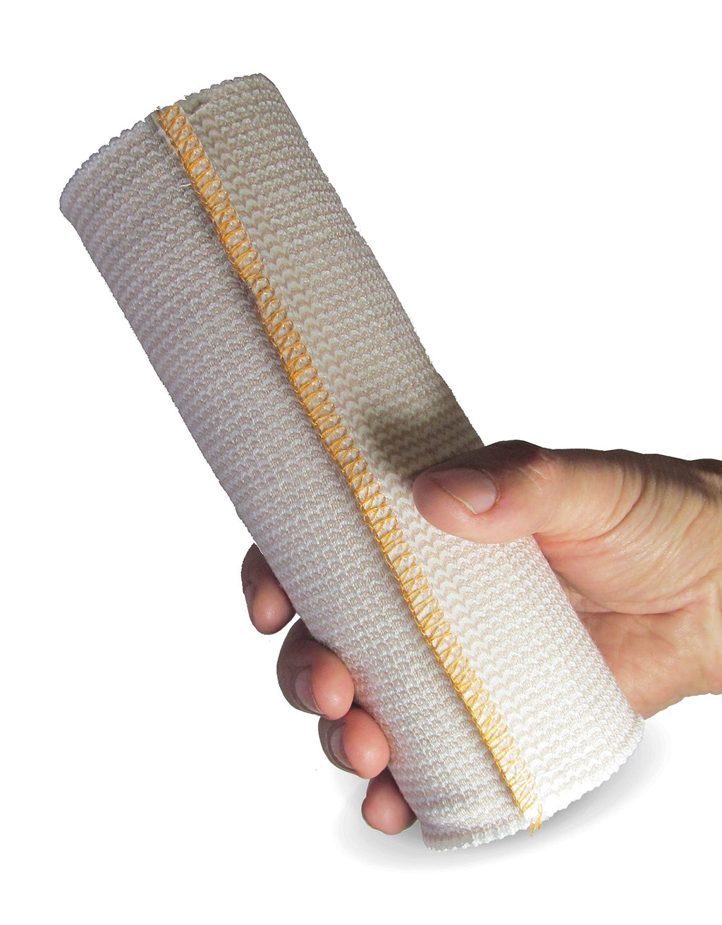 Neutripure Elastic Stretch Body Wrap - Bandage with Velco - 8 Inch Wide Jumbo Roll for Stomach
