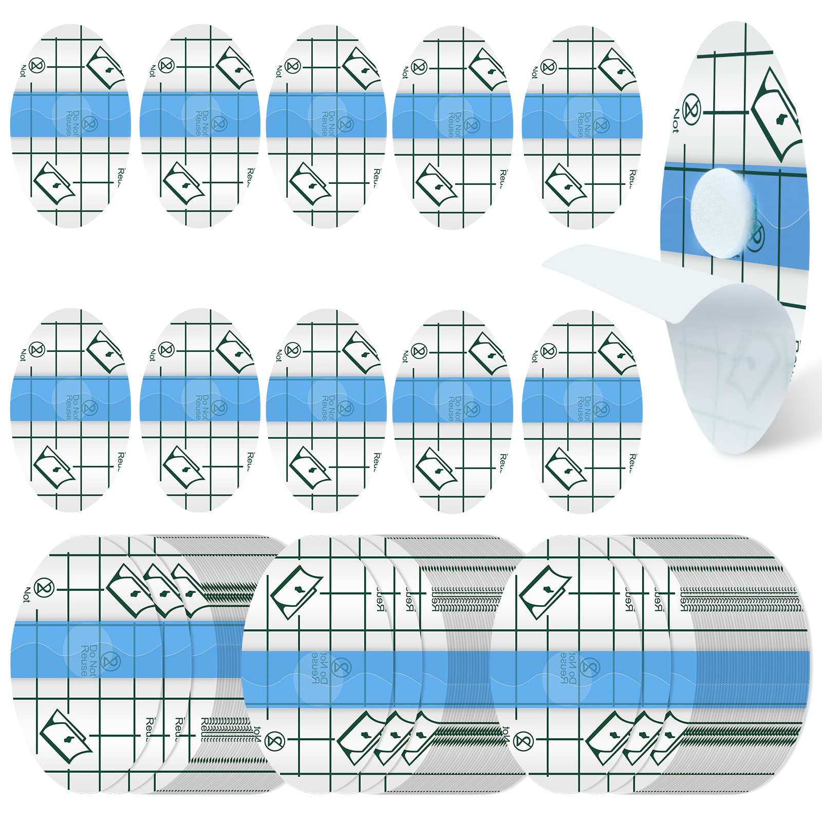 Kingdder 120 Pieces Ear Covers Waterproof Baby Shower Swimming Stickers Newborn Plugs Kids Disposable Ear Tape Protectors Shower