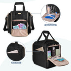 Prokva Medicine Storage Bag with 5 Removable Pouches, Pill Bottle Organizer Bag with Shoulder Strap, Large Medication Travel Bag