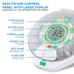 Live Fine 28-Day Automatic Pill Dispenser Frosted Lid with Upgraded LCD Display and Key Lock, Sound & Light for Prescriptions, M