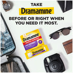 Dramamine All Day Less Drowsy, Motion Sickness Relief, 8 Count, 3 Pack