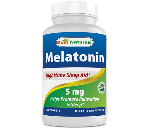 Best Naturals Melatonin 5 mg 180 Tablets