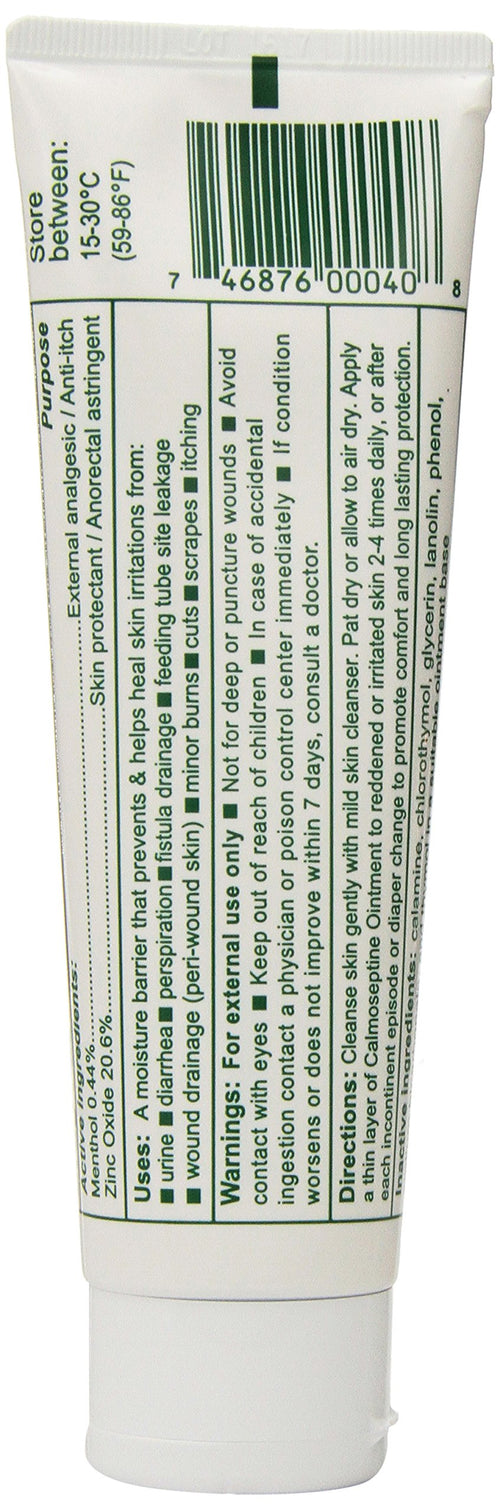 Calmoseptine Ointment Tube, 4 Ounce (Pack of 3)