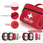 RHINO RESCUE 240 Piece All-Purpose First Aid Kit, Home & Office Professional Medical Supplies, Ideal for Emergency, School, Busi