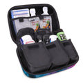 USA GEAR Diabetic Supplies Travel Case with 3 Removable Pouches, Hard Shell Protection - Diabetes Travel Case to Carry Glucose M