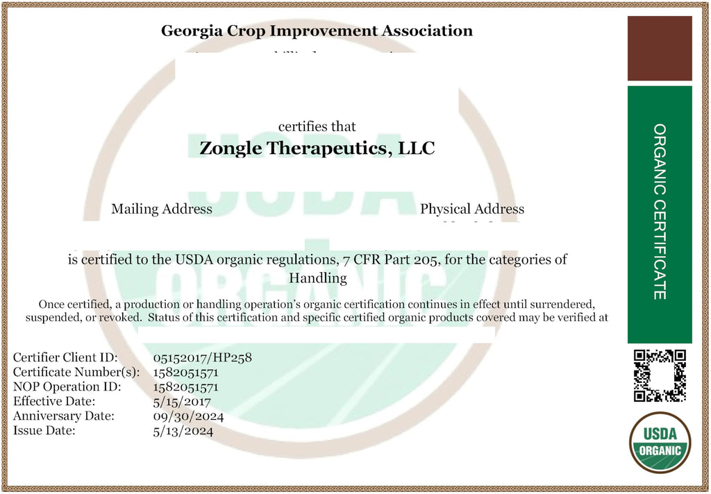 Organic, Geranium Essential Oil, Food Grade, for Skin - 100% Pure, Geranium Oil, by Zongle Therapeutics, 1 OZ