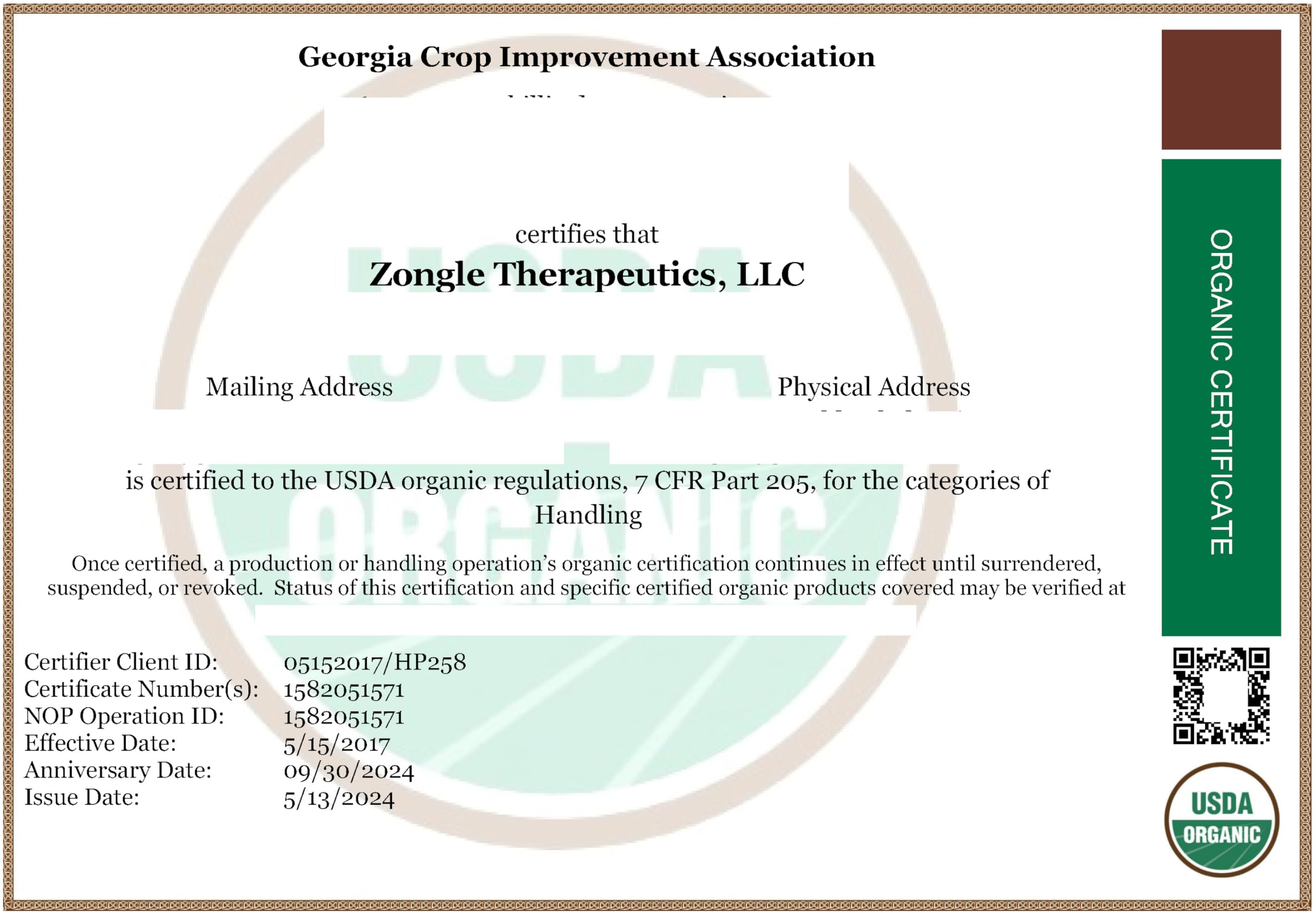 Organic, Geranium Essential Oil, Food Grade, for Skin - 100% Pure, Geranium Oil, by Zongle Therapeutics, 1 OZ