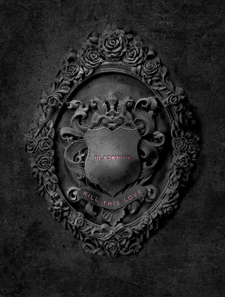 YG Blackpink - Kill This Love [Black ver.] (2nd Mini Album) CD+52p Photobook+Lyrics Book+4Photocards+Polaroid Photocard+Sticker 