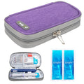 YOUSHARES Insulin Cooler Travel Case - Diabetes Care Insulated Organizer Portable Cooling Bag for Insulin Pen and Medication Dia