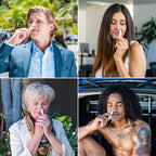 BoomBoom Nasal Stick (4 Pack) | Boosts Focus + Enhances Breathing | Provides Fresh Cooling Sensation | Aromatherapy Inhaler Made