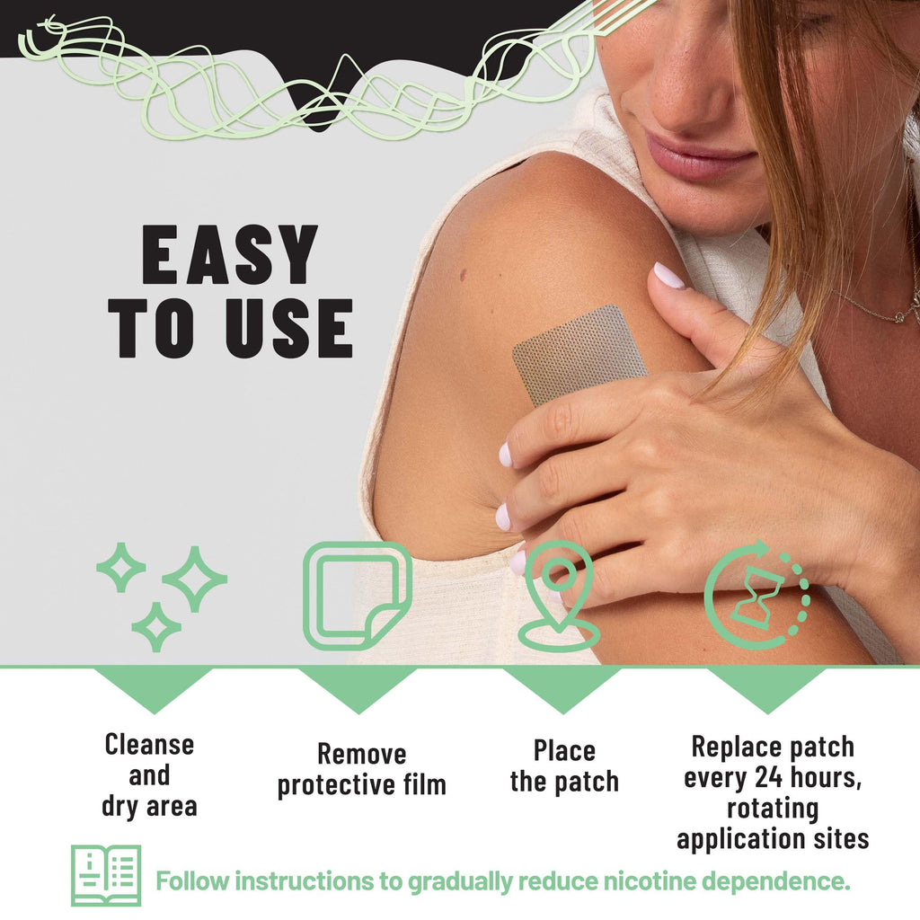 Anti-Smoke Herbal Patches 7 mg | Quit Smoking Patches to Help Reduce Cravings | Herbal Stop Smoking Aid for a Healthier Lifestyl