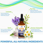 Natural Ear Drops for Ear Infection - Herbal Eardrops for Adults, Children & Pets - Soothes Discomfort, Ear Aches, Itchy Ears, S
