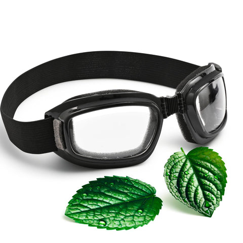 WAHAH 3D Dry Eye Relief Glasses with Moisture Pads and Comfortable Soft Cushion - Hydrating Silicone Dry Eye Masks with Hydratin