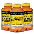 Mason Natural Plant-Based Ultra Digestive Enzymes, with Bromelain, Lactase & Papain, Supports Digestion & Bloating Relief, 60 Ca