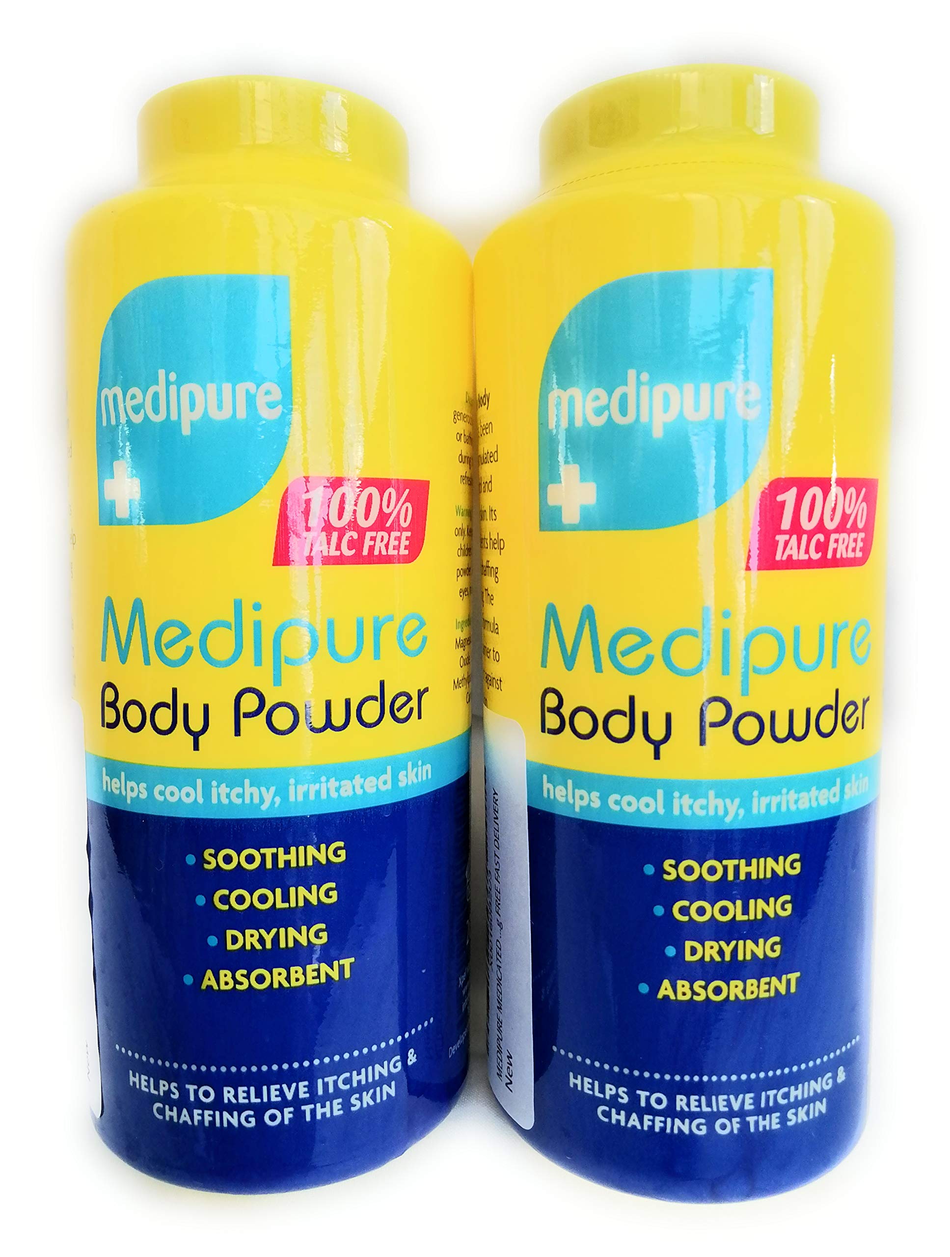 Medipure Twin Medipure Medicated Body Powder Talc Free G