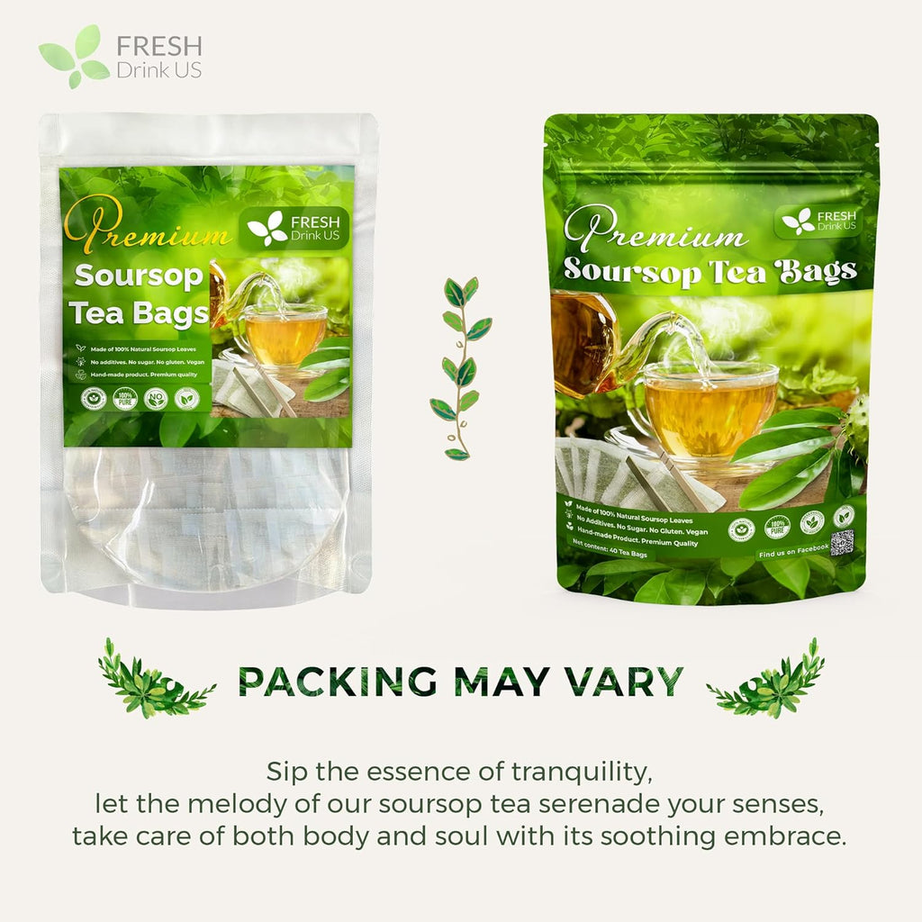 Premium Soursop Graviola Leaf Tea Bags