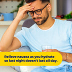 Emetrol Non-Drowsy Nausea Relief Powder Mix - Electrolyte Drink Mix for Rapid Upset Stomach & Nausea Relief, Morning Recovery &