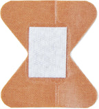 CURAD Flex-Fabric Adhesive Bandages, 2 x 1.75 Inch, Fingertip, Box of 100, Pack of 2