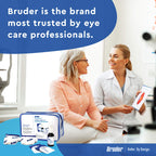 Bruder Hygienic Eyelid Care Kit - Moist Heat Eye Compress Mask, Eyelid Cleansing Wipes & Spray - Soothe Dry Eyes & Improve Healt